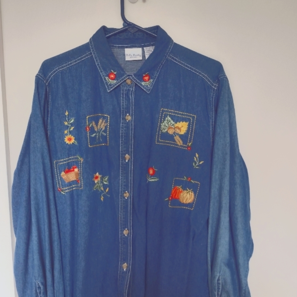 Vintage Denim shirt 14W/16W